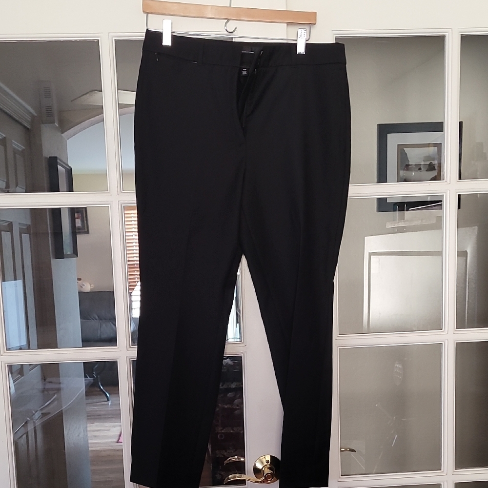 White House Black Market Women's Black Boot Cut Pants